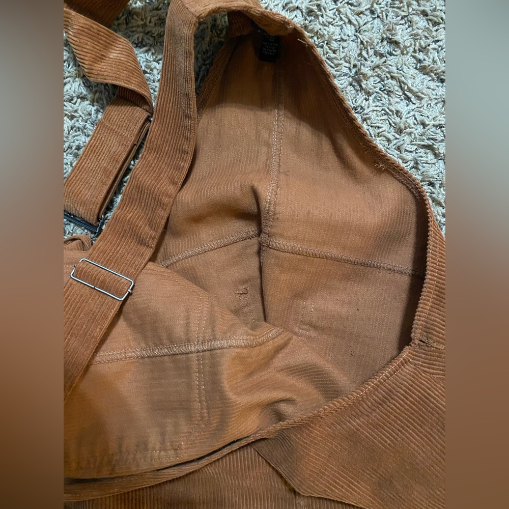 Rue21 Women’s Corduroy Overall Dress Size XL in Brown - Picture 3 of 12